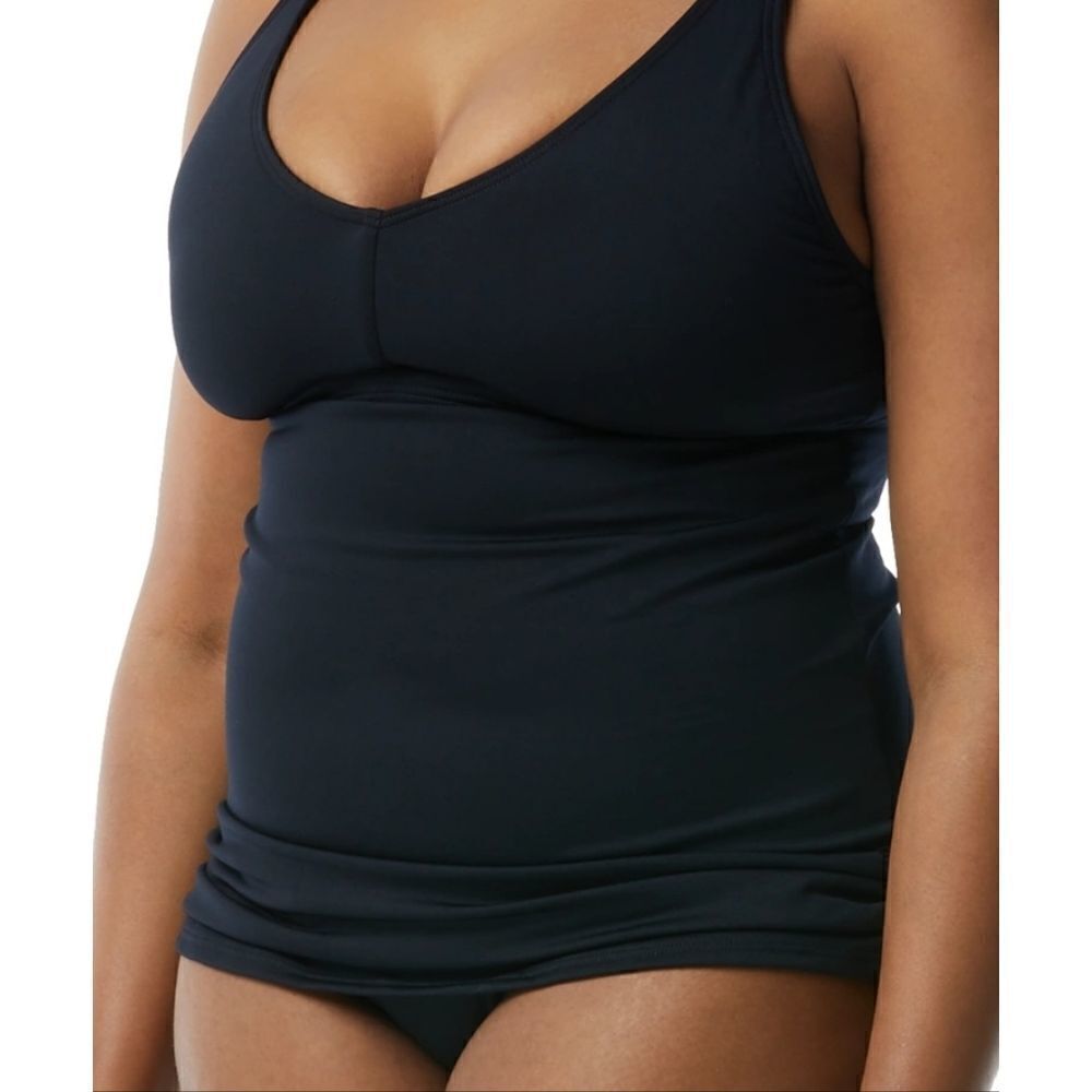 TYR Women’s Solid V-Neck Sheath Plus